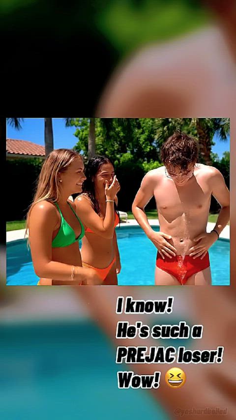 What happened at the pool dork?! 🫠💦