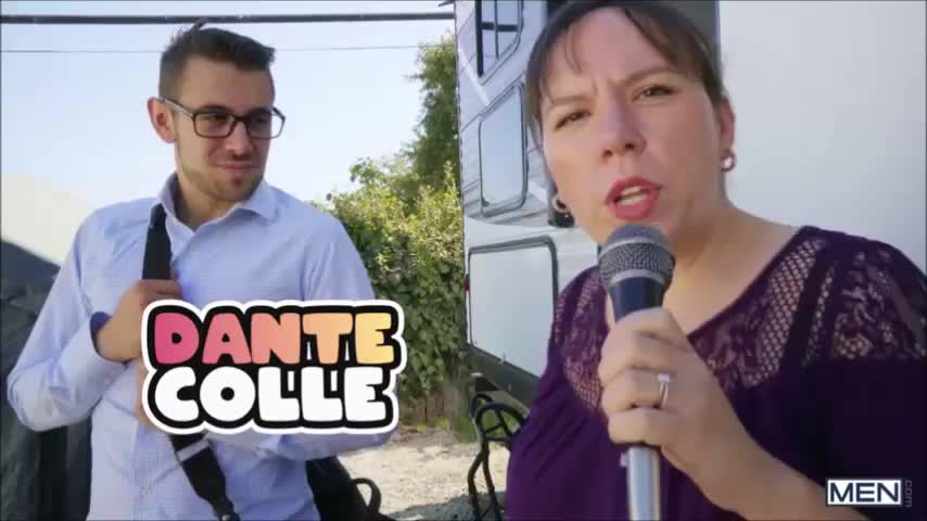 Dante Colle Bangs Lance Hart In Front Of Camera