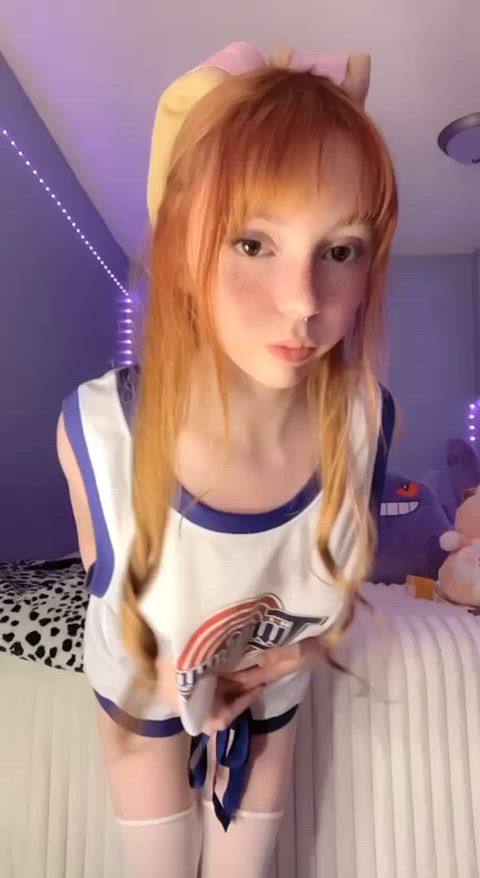 18 Years Old 19 Years Old Ahegao Barely Legal Belle Delphine Cosplay Egirl Petite Small Tits Teen Porn GIF by miamiaof