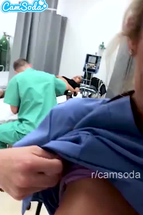 Covid 19 Nurse gets dirty on her shift