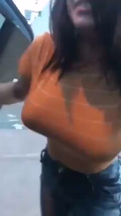 Amateur Caught Exhibitionism Exhibitionist Exposed Latina Outdoor Public r/CaughtPublic r/ExposedToStrangers Porn GIF by populardick