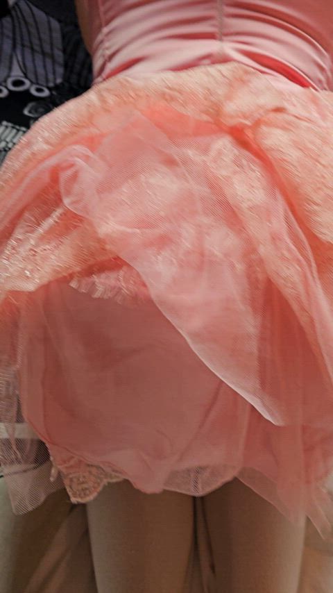 Princess Cherry English's satin panty inspection