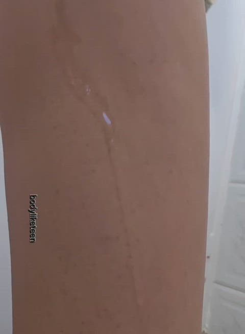 I came so hard in my PJ.. its dripping on my legs.. so big wet spot:p is it hot or disgusting