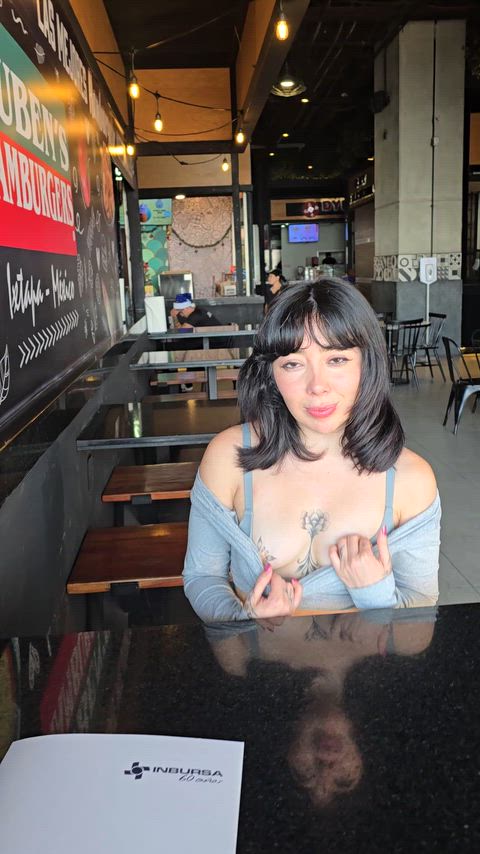 This is what happens when I get bored waiting for my food