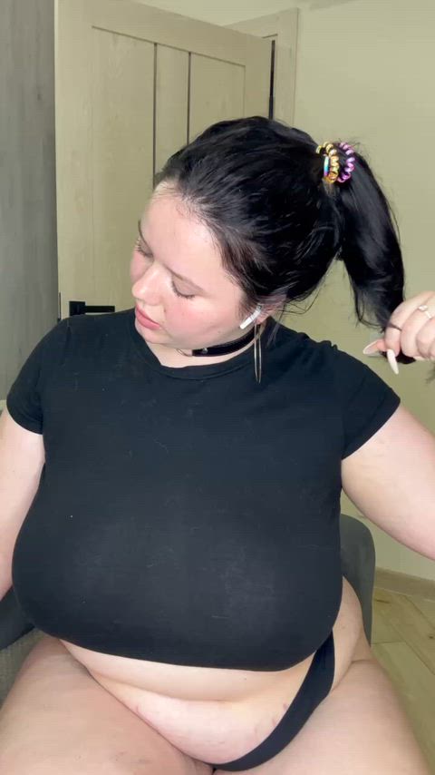 Breed me raw while my  tits bounce against your chest