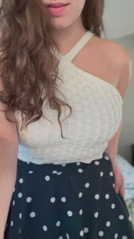 Amateur Boobs Brunette Busty College Curvy OnlyFans Perky Porn GIF by lamsinka89