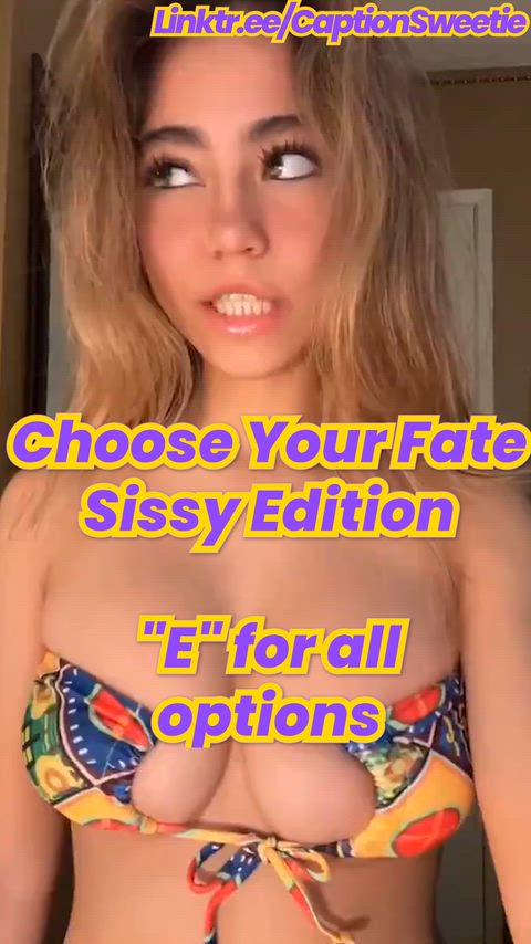 Choose your sissy fate...🥵