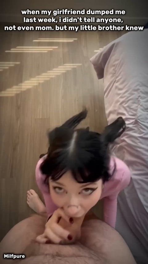 Not gay if I found out my little bro was a sissy (rp)