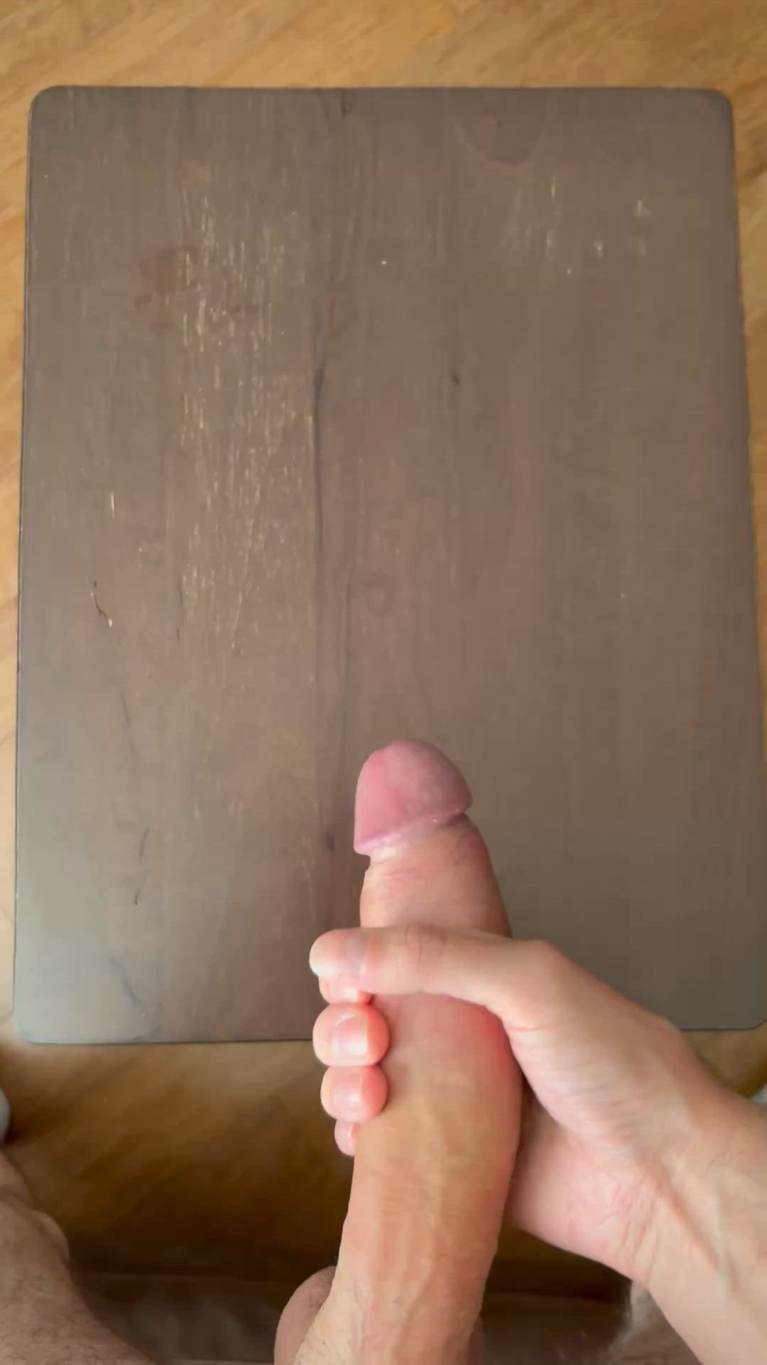 Stroking a load from my 9” cock (33)