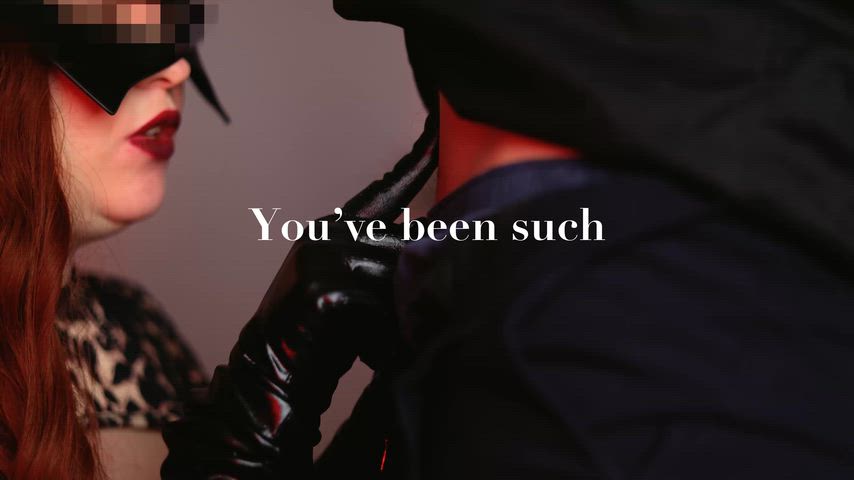 I take breaks for dirty talk just to feel his cock throb in my hand