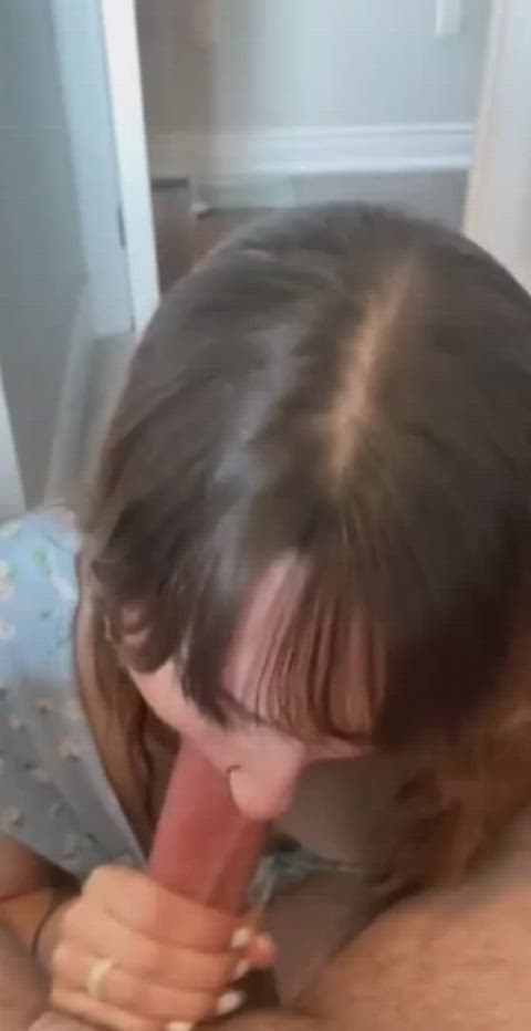 Babe Blowjob Cumshot Facial POV White Girl Porn GIF by manemane6