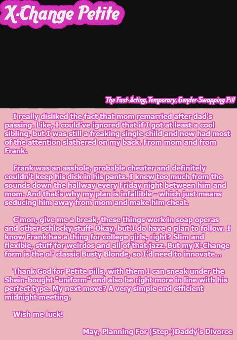 May, Planning For (Step-)Dad's Divorce