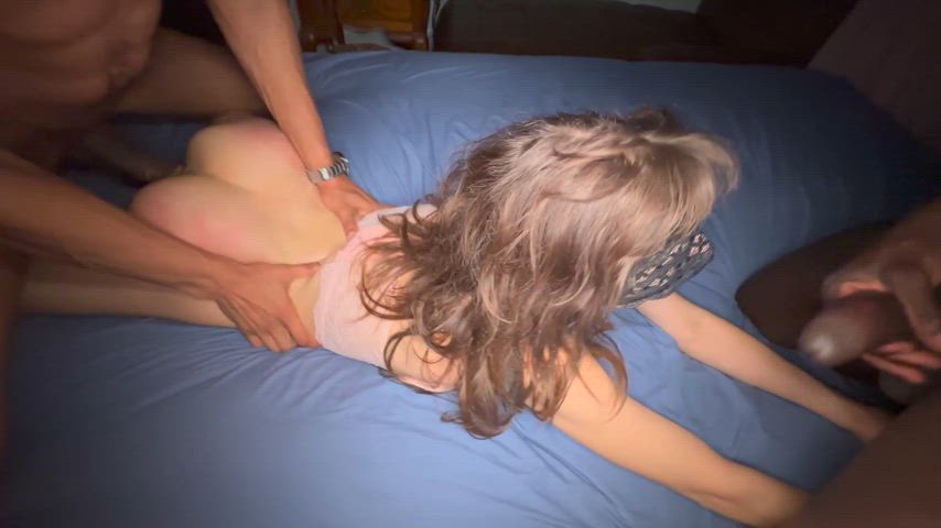 They told my boyfriend he can watch if he’s quiet but they’re gonna be the only ones fucking me from now on