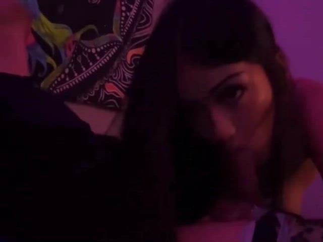 Amateur Blowjob Deepthroat Homemade Latina Latino Mexican Throat Fuck Tits throated Porn GIF by populardick