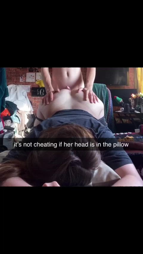 It just means that she doesn’t see anything