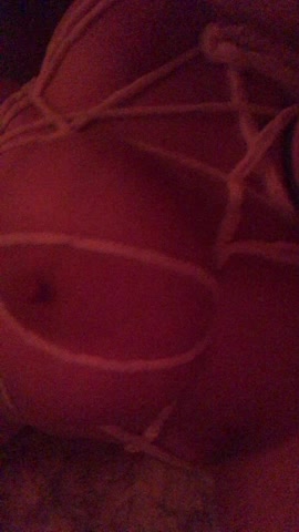 Monday morning sel bondage... may I touch myself? :)