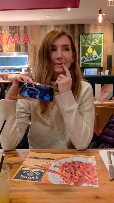 I got caught doing a public reminder by a guy on the next table.. oops