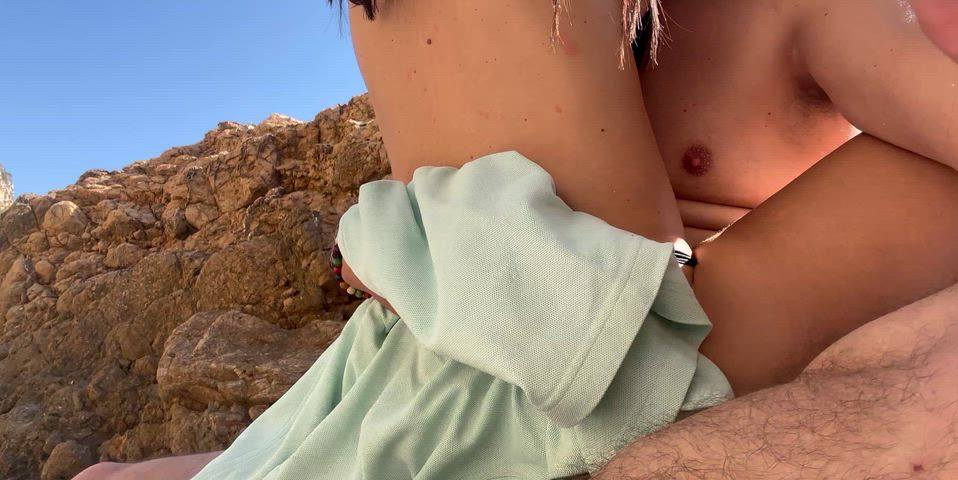 Fucking me on the beach