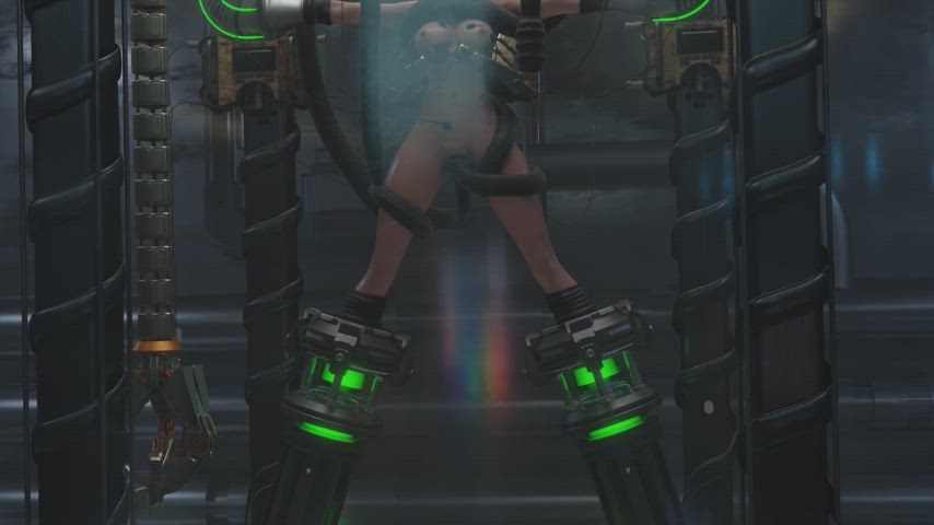 Samus Aran captured and experimented on