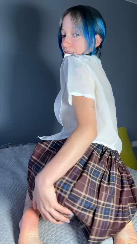 I'm 20 years old, are you attracted to the view under my school skirt?