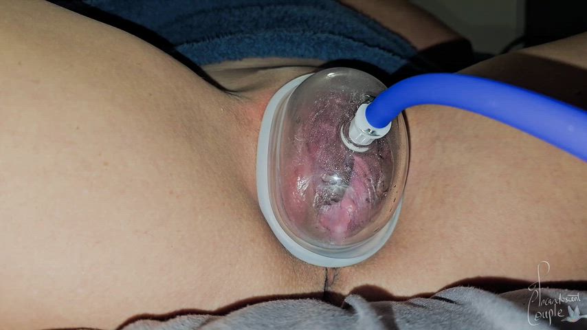 I get so wet pumping my pussy up like this
