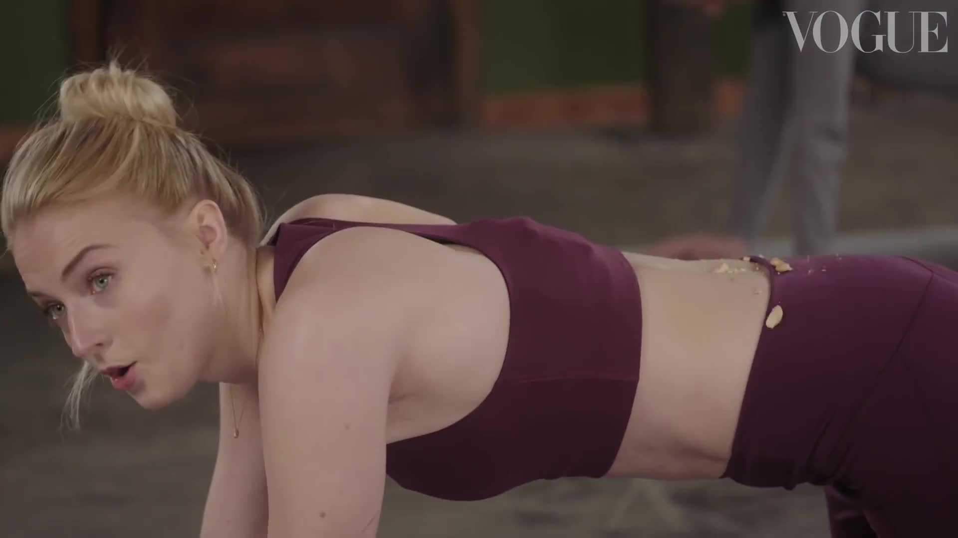 Sophie Turner during her Blacked debut when she feels that first initial thrust and is asked “Am I bigger?”