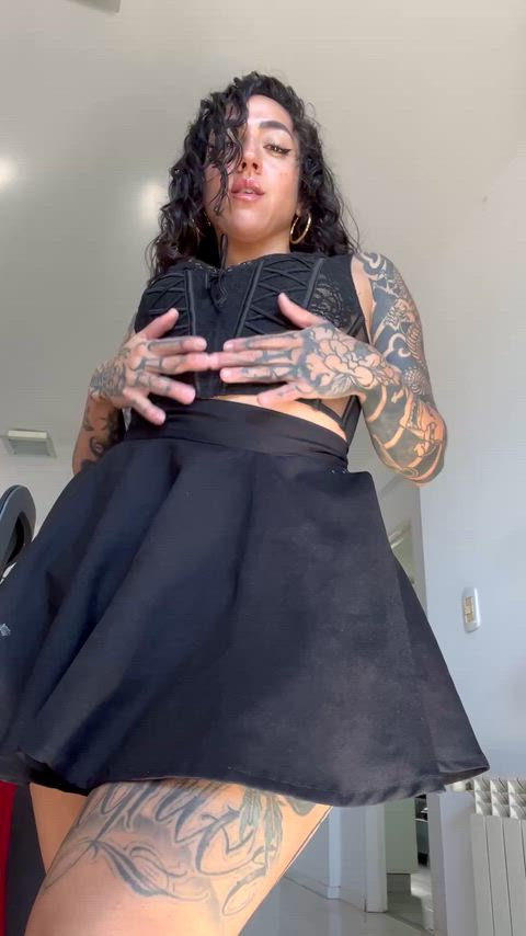 You exist to please me and to focus on whats under my skirt