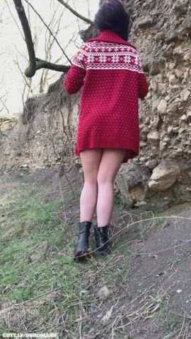 Ass Body Hotwife MILF Nude Outdoor Public Strip Porn GIF by duromami
