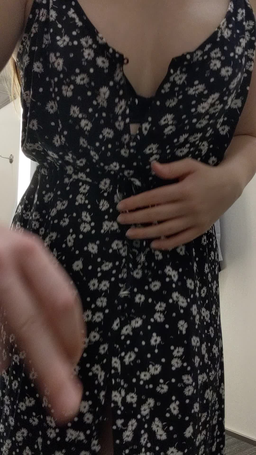 Just a quick flash from the dressing room <3 PS - I bought the dress!