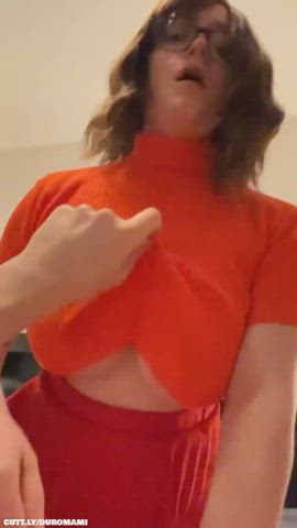 Amateur Big Tits Bouncing Tits Cumshot Facial Legs Up Natural Tits Riding Sex Porn GIF by duromami