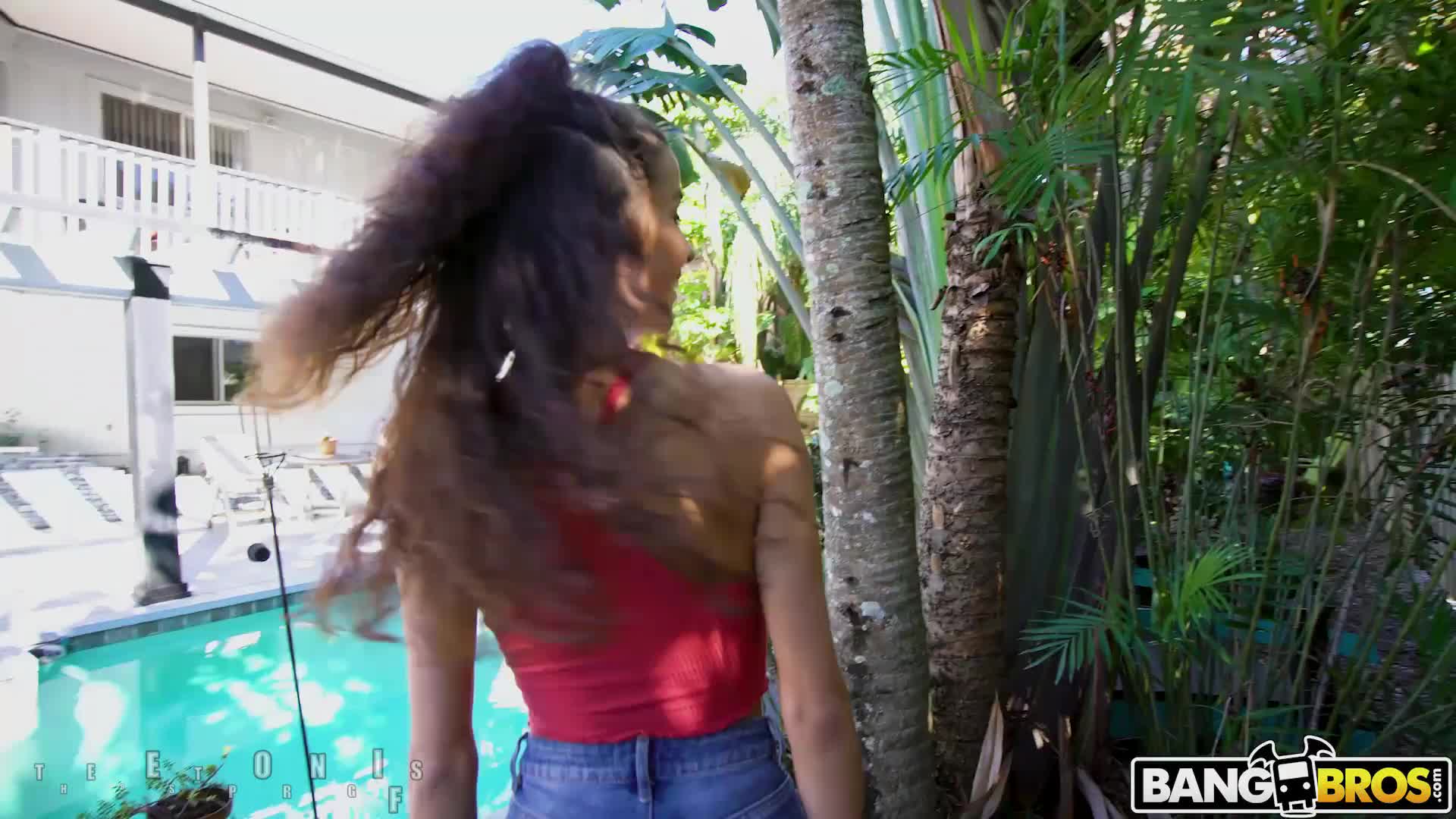 Curly haired cutie is ready to fuck!