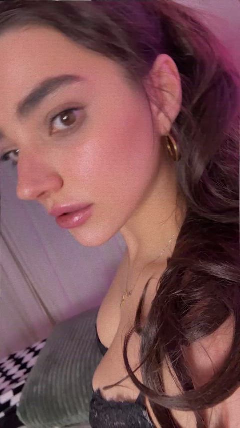 in my black lingerie + pantyhose💋