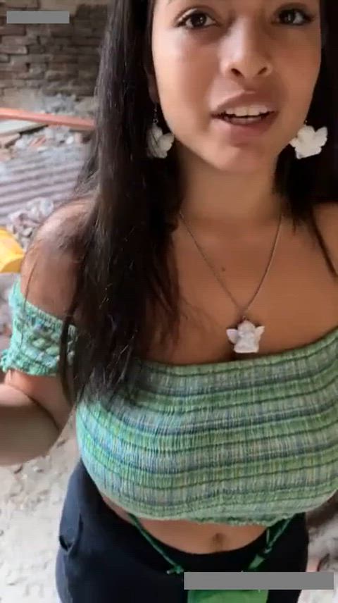 Cumming in the mouth of real-life Chel