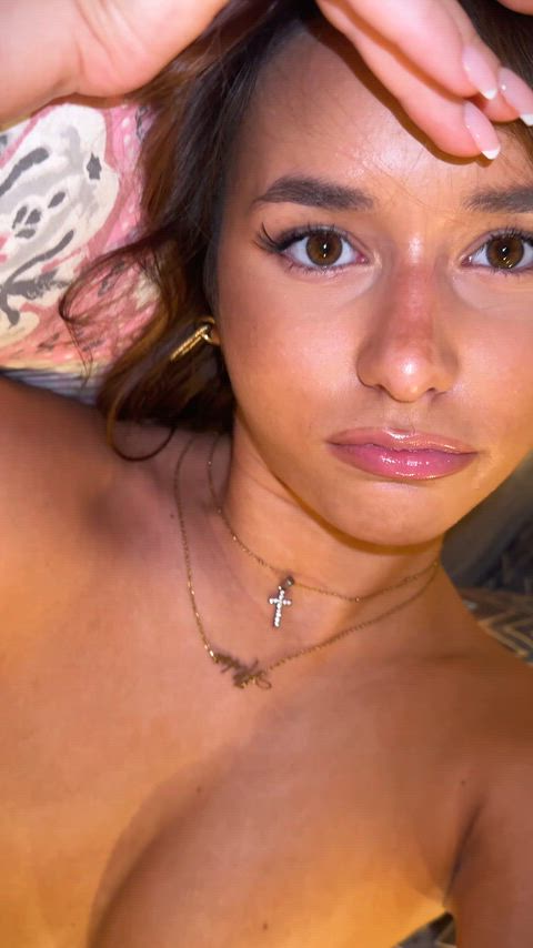 Barely legal and just so shy to show off