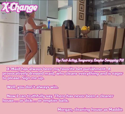 Morgan, cleaning house as Maddie
