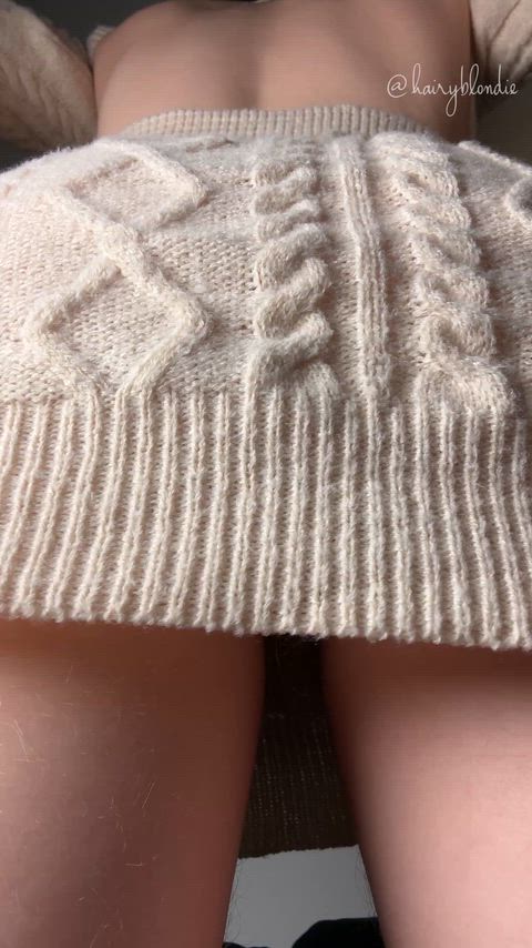 The view you hope for every time a woman lifts her skirt up…