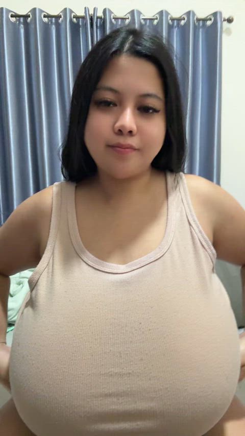Ever tasted huge Asian tits like mine