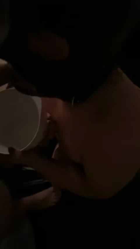 Masked, drinking my masters golden drops and trying not to spill 🤤💦