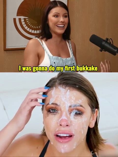 What Adriana Chechik Learned About Shooting Bukkake Scenes "Make sure you eat a lot of bread beforehand."