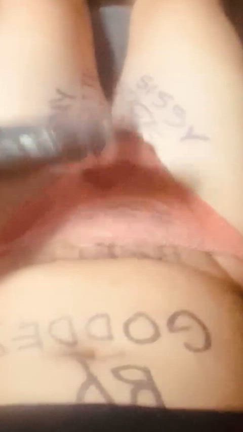 Chastity Sissygasm In Panties By Plapping And Stroking A Huge Dildo Only