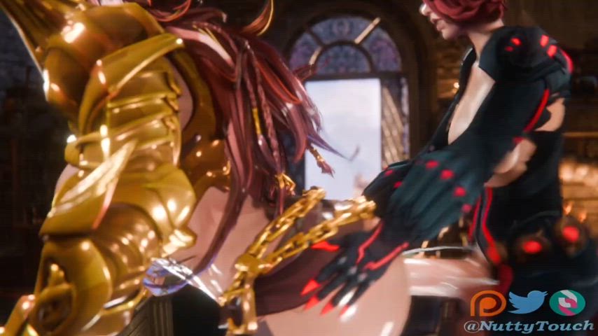 Black Widow and Angela (NuttyTouch) [Marvel]