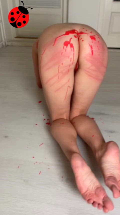 Ass up for punishment