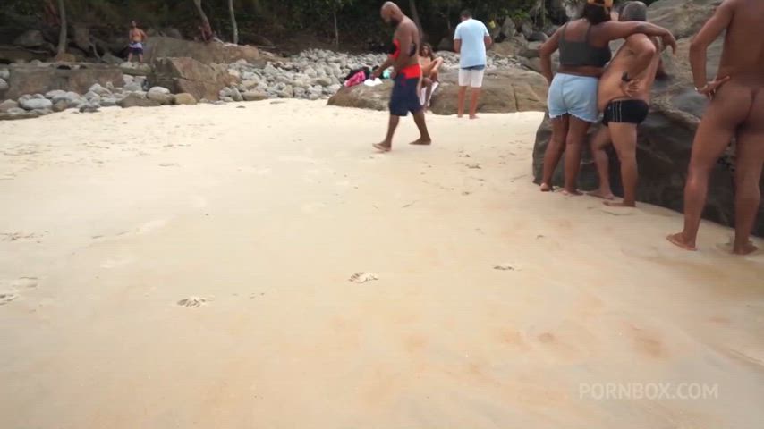 Beach Double Penetration Monster Cock Public Porn GIF by makaveli187