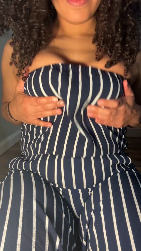Amateur Boobs Ebony Homemade Latina MILF NSFW Natural Tits Tease Tits Porn GIF by littlepiggies718