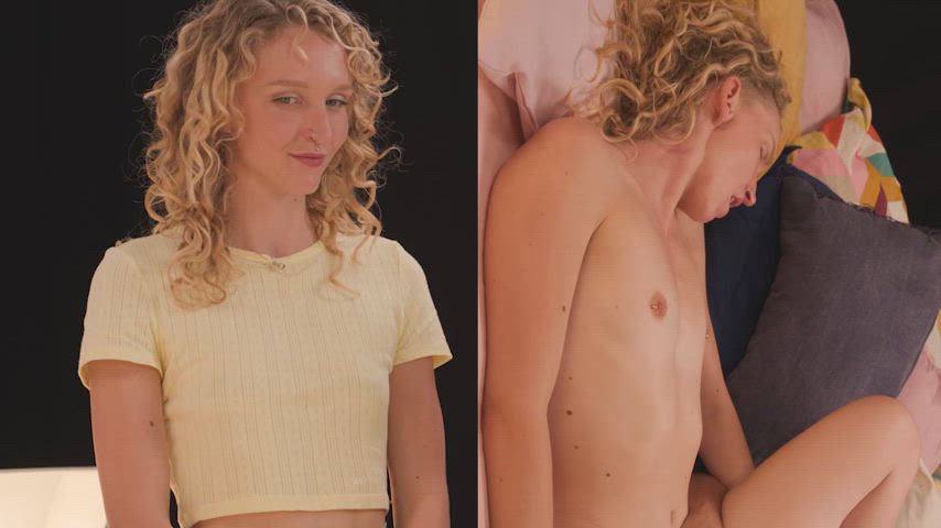 Amateur Blonde Cute Hardcore Lesbian On/Off Sex Teen Porn GIF by ersties