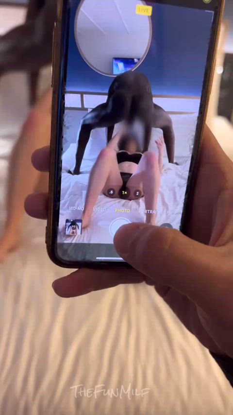 BBC Cuckold Hotwife MMF Porn GIF by thefunmilf