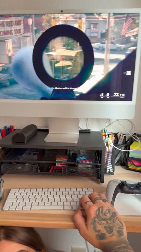 Why does she always have to distract me while streaming