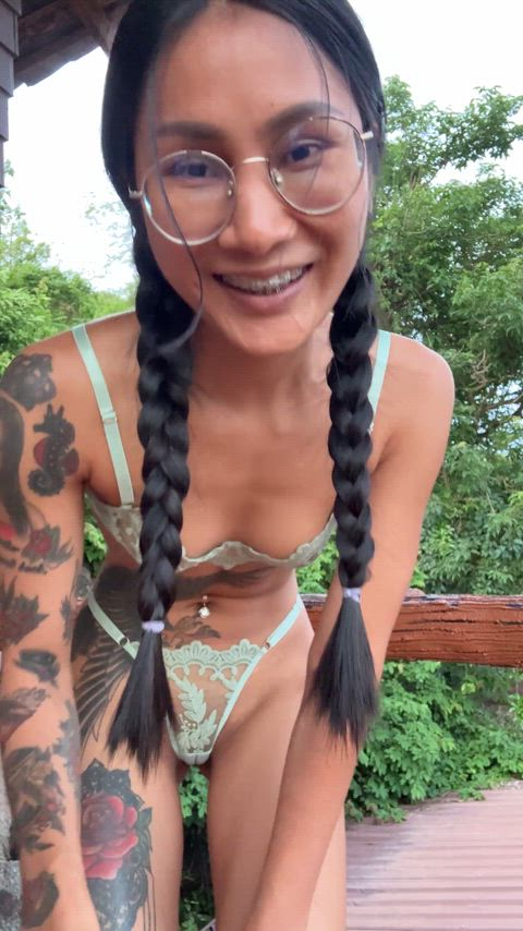 You like to use petite Asian girls with braces and glasses?