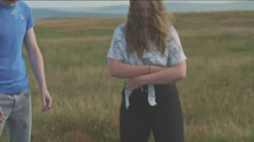 British Curvy Natural Tits Public Shaved Pussy Undressing Porn GIF by swap89