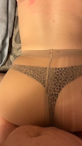 We can cover wifeys whole pantyhose ass in cum